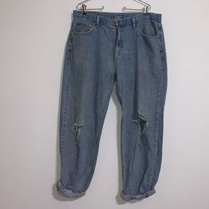 VINTAGE Oversized Open Trails Jeans